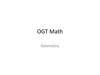 OGT Math