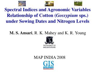 M. S. Ansari , R. K. Mahey and K. R. Young