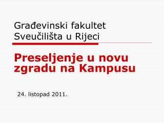 Građevinski fakultet Sveučilišta u Rijeci