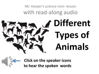 Mr. Harper’s science mini- lesson with read-along audio