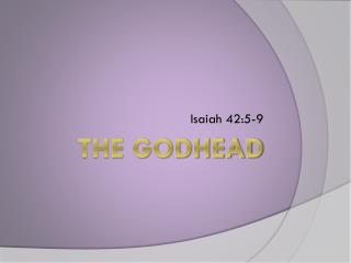 The Godhead