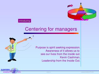Purpose is spirit seeking expression. Awareness of it allows us to