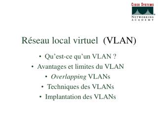 Réseau local virtuel (VLAN)