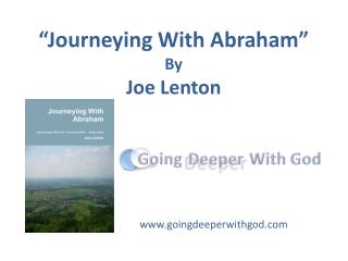 “Journeying With Abraham” By Joe Lenton