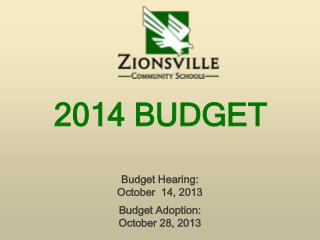 2014 BUDGET