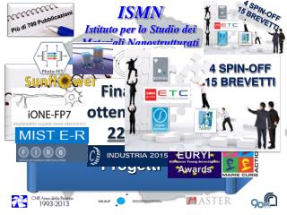 ISMN Istituto per lo Studio dei Materiali Nanostrutturati