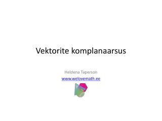 Vektorite komplanaarsus