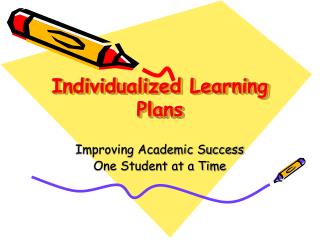 Individualized Learning Plans