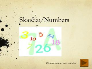 Skaičiai /Numbers