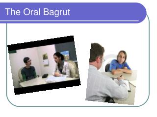 The Oral Bagrut