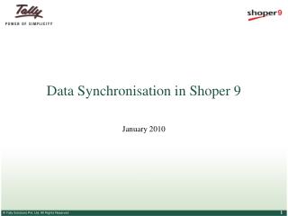 Data Synchronisation in Shoper 9