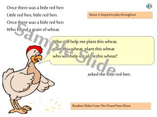asked the little red hen.