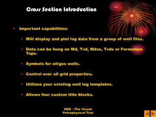 Cross Section Introduction