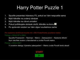 Harry Potter Puzzle 1