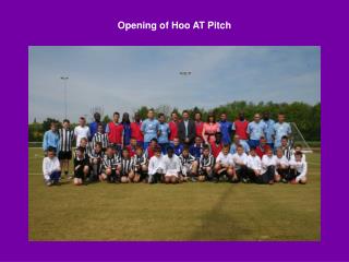 Opening of Hoo AT Pitch