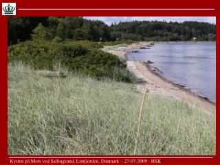 Kysten på Mors ved Sallingsund, Limfjorden, Danmark – 27-07-2009 - HSK