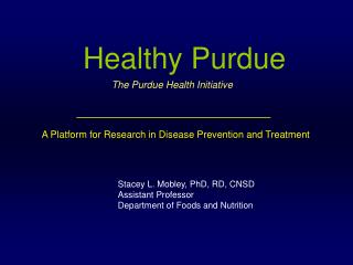 Healthy Purdue