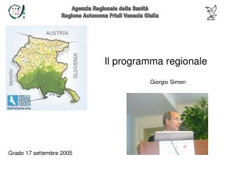 Il programma regionale