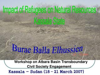 Workshop on Atbara Basin Transboundary Civil Society Engagement