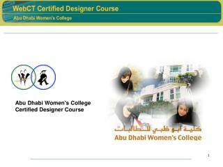 Abu Dhabi Women’s College Certified Designer Course