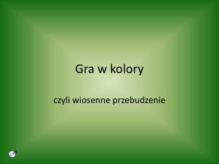 Gra w kolory