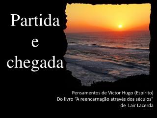 Partida e chegada