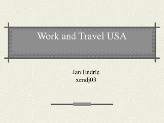 Work and Travel USA