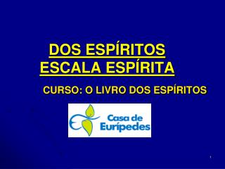 DOS ESPÍRITOS ESCALA ESPÍRITA