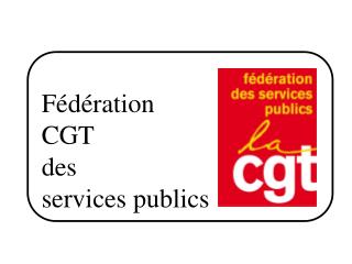 Fédération CGT des services publics