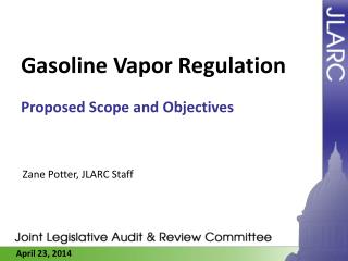 Gasoline Vapor Regulation