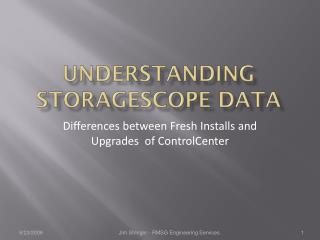 Understanding StorageScope Data