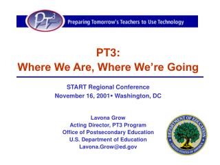 PT3: Where We Are, Where We’re Going START Regional Conference