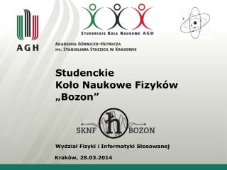 Studenckie Koło Naukowe Fizyków „Bozon”