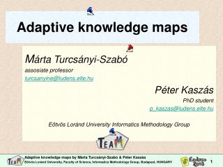 Adaptive knowledge maps