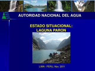 ESTADO SITUACIONAL: LAGUNA PARON