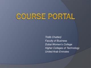 Course Portal