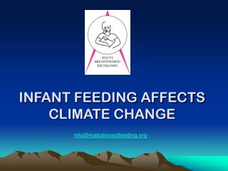 INFANT FEEDING AFFECTS CLIMATE CHANGE