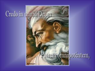 Credo in unum Deum