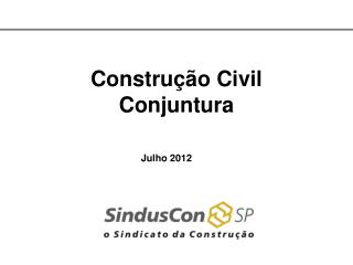 Construção Civil Conjuntura