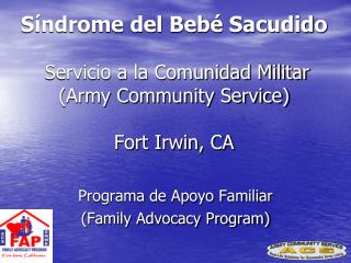 Programa de Apoyo Familiar (Family Advocacy Program)