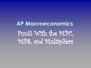 AP Macroeconomics