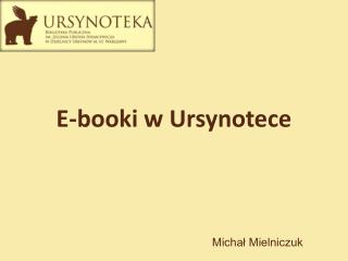 E-booki w Ursynotece