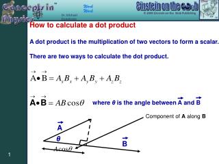 How to calculate a dot product