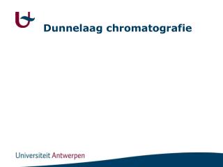 Dunnelaag chromatografie