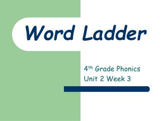 Word Ladder