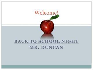 Welcome!