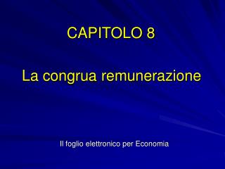 CAPITOLO 8
