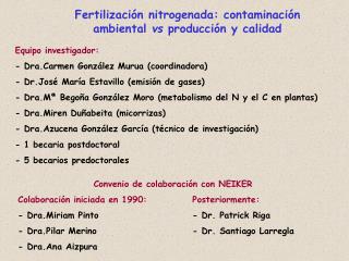 Fertilización nitrogenada: contaminación ambiental vs producción y calidad