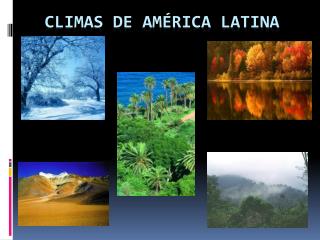 Climas de América latina