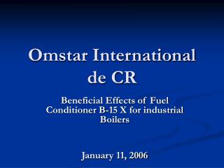 Omstar International de CR